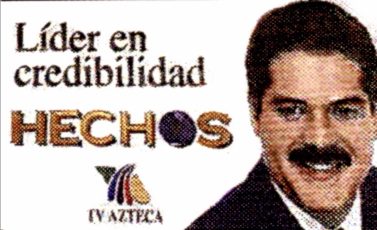 Elgusrodriguez's tweet photo. Después de que el anuncio de la Chacala de TV Azteca duró como 6 meses frente a a Televisa San Ángel, a solo 15 días del anuncio de “La Chicuela” de la Blanca Nueves, ellos cambiaron su anuncio por el de Hechos. 
Nosotros a la semana lo cambiamos también. https://t.co/lwptr8m7As