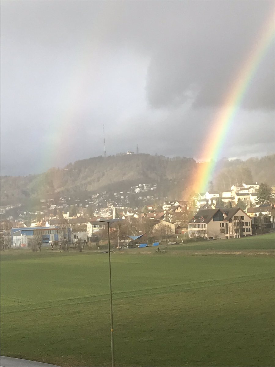 Erstmals ein Doppelregenbogen gesehen! Das so wunderschön!