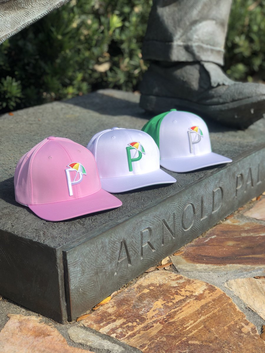 puma arnold palmer hat pink