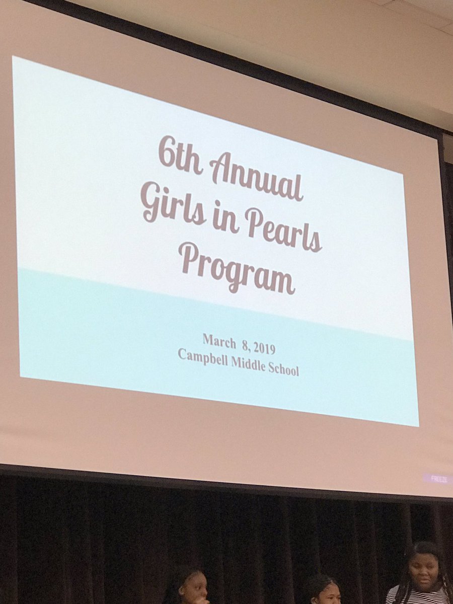 VanessaWinfree's tweet photo. Look at our STUCO members helping out at Girls in Pearls Event as greeters! #GIP2019 #WeBelieveinCMS https://t.co/ohwJiIlOKH