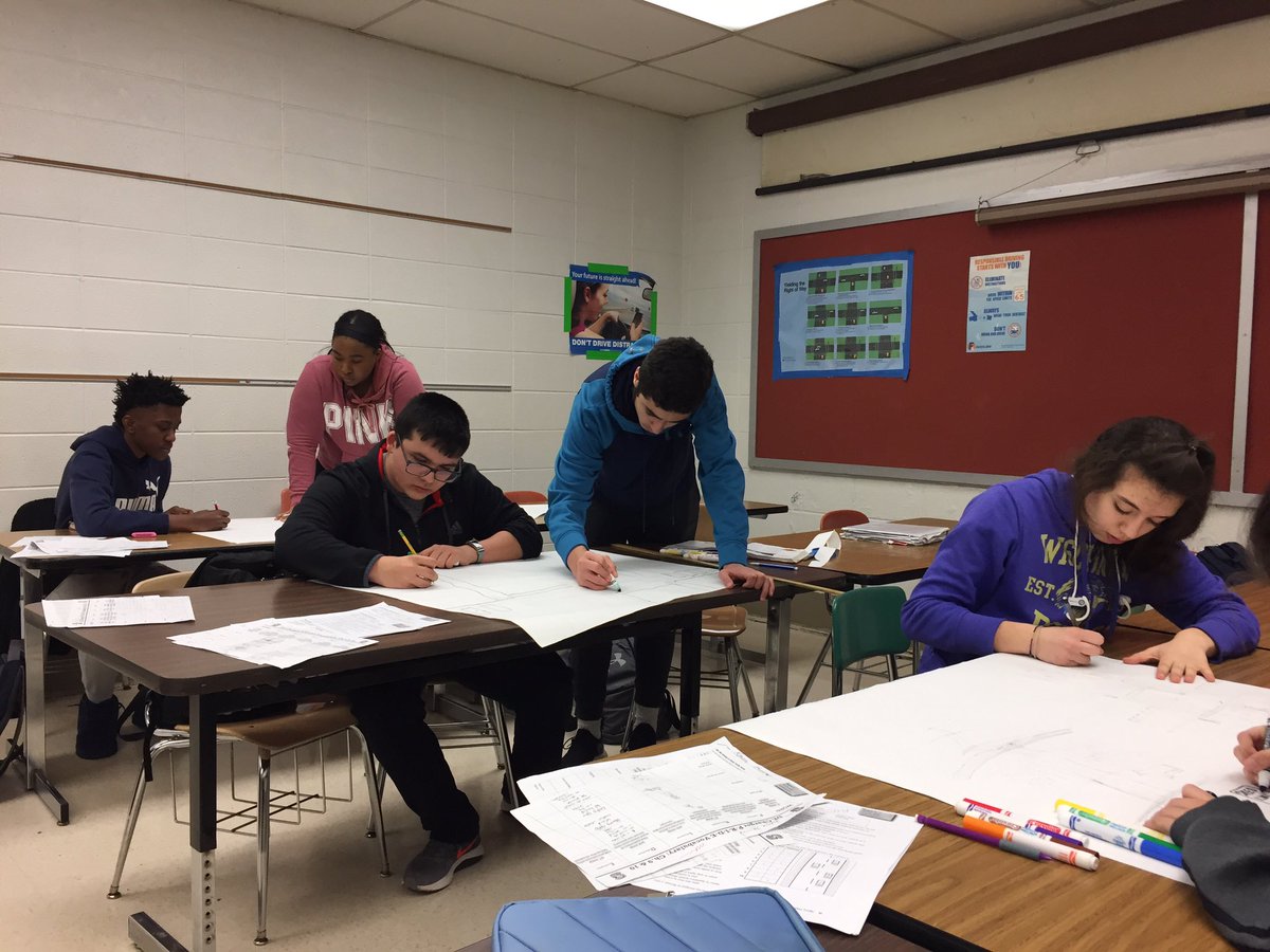 mason_missy's tweet photo. Urban vs. Rural group work in Driver Education #defensivedriving #IPDE #nopassingzones #slowmovingvehicles #parkedcars @StaggPEHDE @StaggAthletics @StaggHighSchool @CHSD230 https://t.co/9w1r7HCPMP