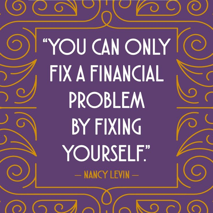 You have to fix yourself first.