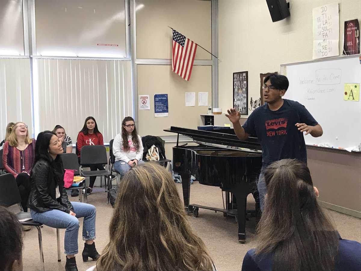 RBTLAud's tweet photo. As part of our A.R.T.S Partners program, Kai An Chee led a Vocal Master Class at Gates Chili High School today. Thank you @MissSaigonUS @GCArtsInEd https://t.co/13hsjvWH9w
