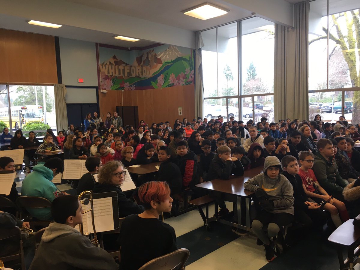 Today Whitford welcomes future Coachmen from Vose, McKay, and Montclair.  Seems like an enthusiastic wonderful class coming in next year. <a href="/PrincipalBoomer/">Brian Peerenboom</a> <a href="/AaronRodgers12/">Aaron Rodgers</a> #coolcoachmen #whitford_ms #steamup