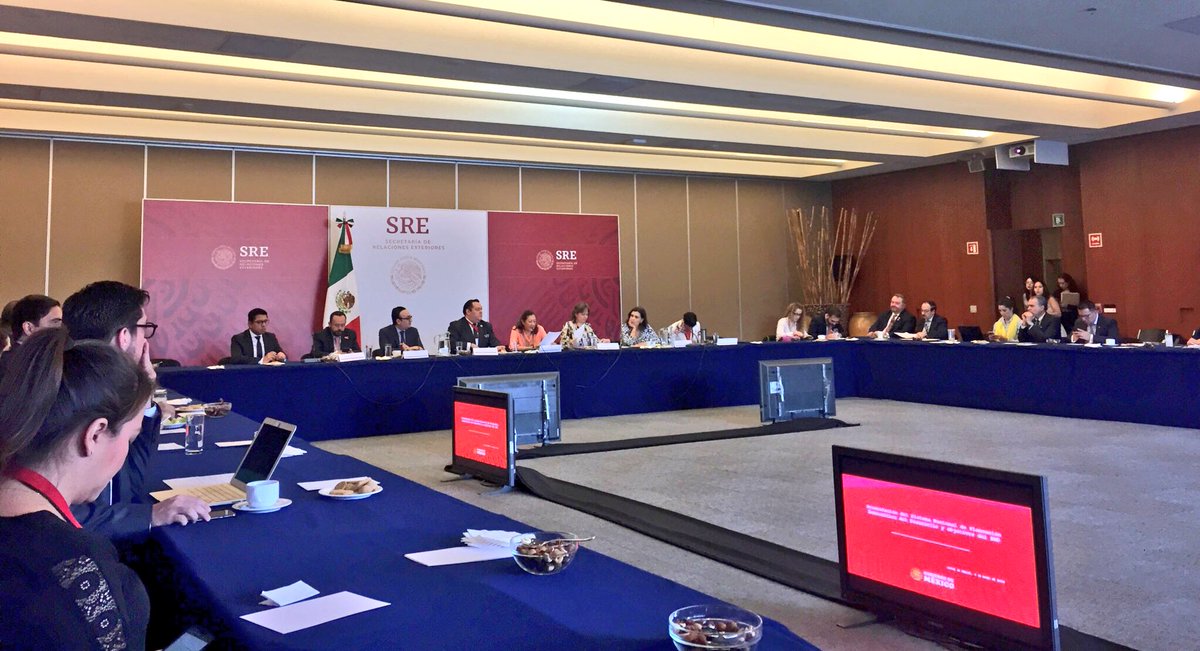 CNEC_Mexico's tweet photo. Agradecemos la invitación de la @SRE_mx para formar parte de la Mesa sectorial para el Plan Nacional de Desarrollo 2019-2024: ‘La política exterior multilateral de México y el Sector Privado’. https://t.co/QbJtU4ovZk