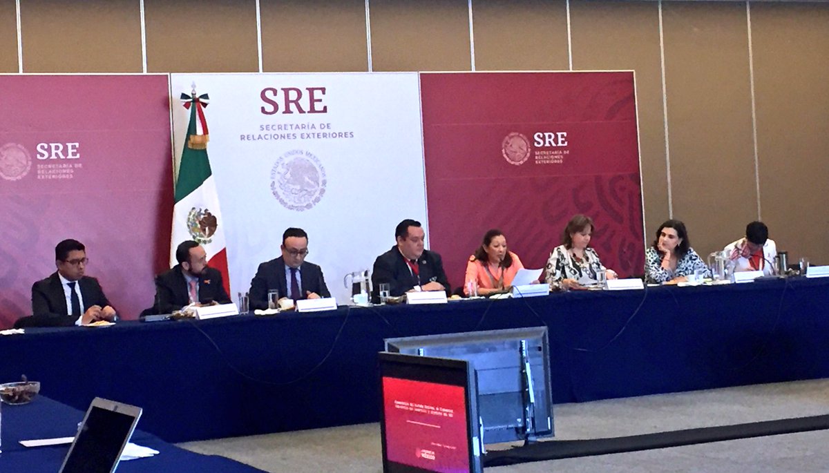 CNEC_Mexico's tweet photo. Agradecemos la invitación de la @SRE_mx para formar parte de la Mesa sectorial para el Plan Nacional de Desarrollo 2019-2024: ‘La política exterior multilateral de México y el Sector Privado’. https://t.co/QbJtU4ovZk