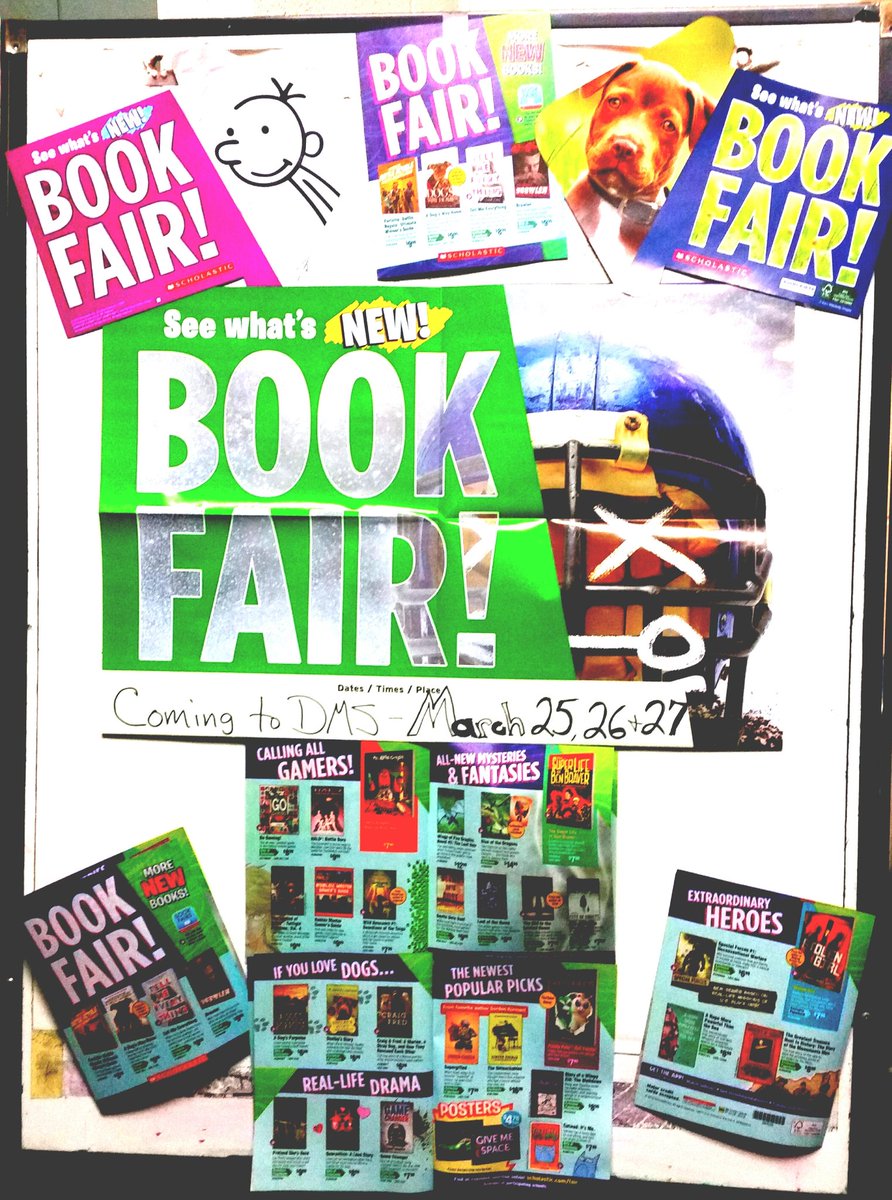 March 25th, 26th & 27th - The BOOK FAIR is coming. Don't miss out on the fun! #DMSROCKS #BeBetterTogether