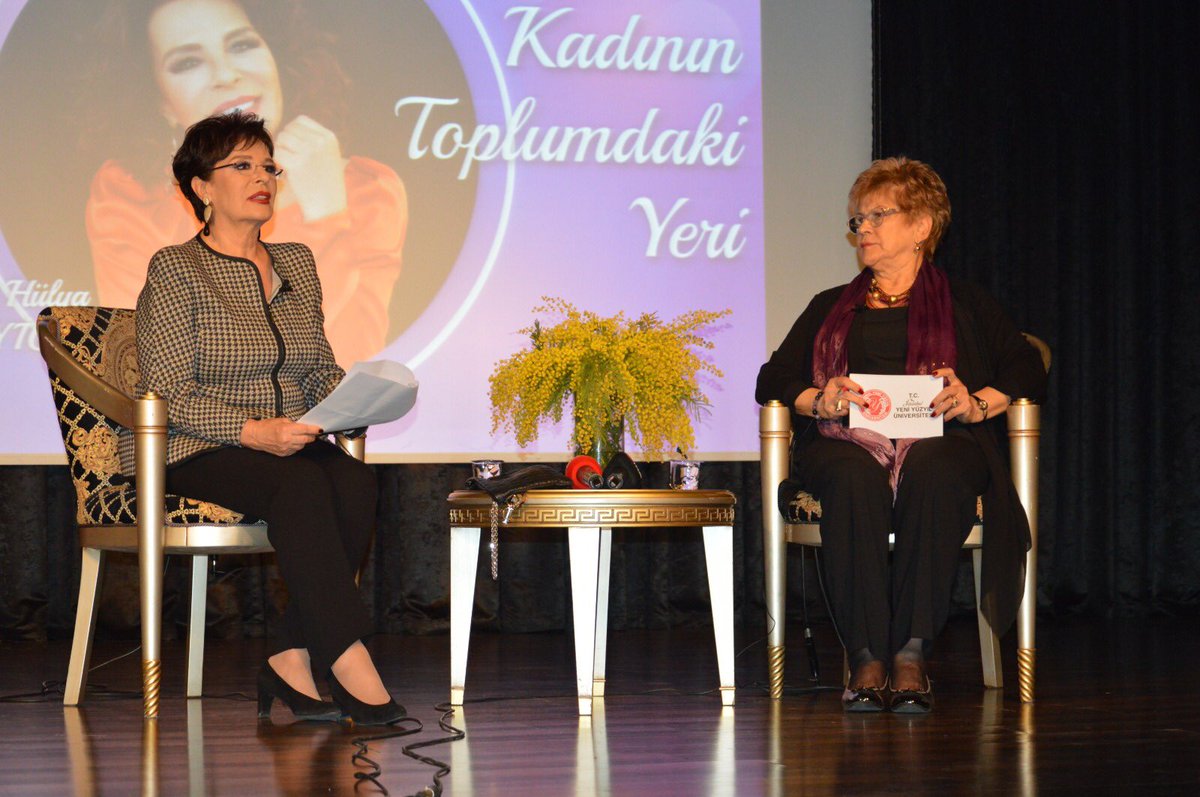 Hülya Koçyiğit ile İst. Yeni Yüzyıl Üniversitesi 8 Mart Dünya Kadın gününde güzel bir söyleşi yaptık!
