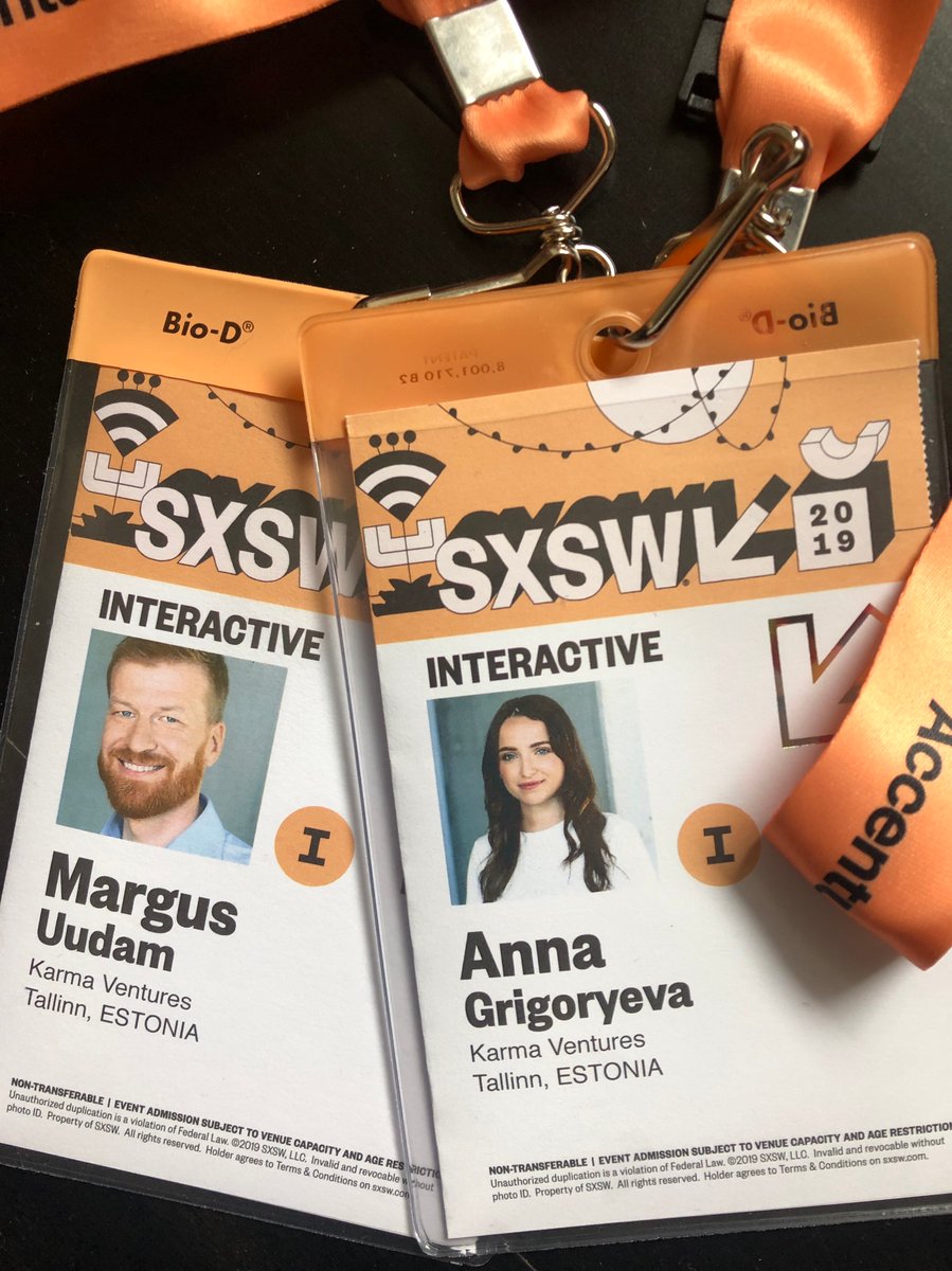 Spreading karma vibes at #SXSW19 in Austin, TX! 
<a href="/margusuudam/">margus uudam</a> and I are excited to be here for the first time from <a href="/karmaventures/">karma.vc</a>