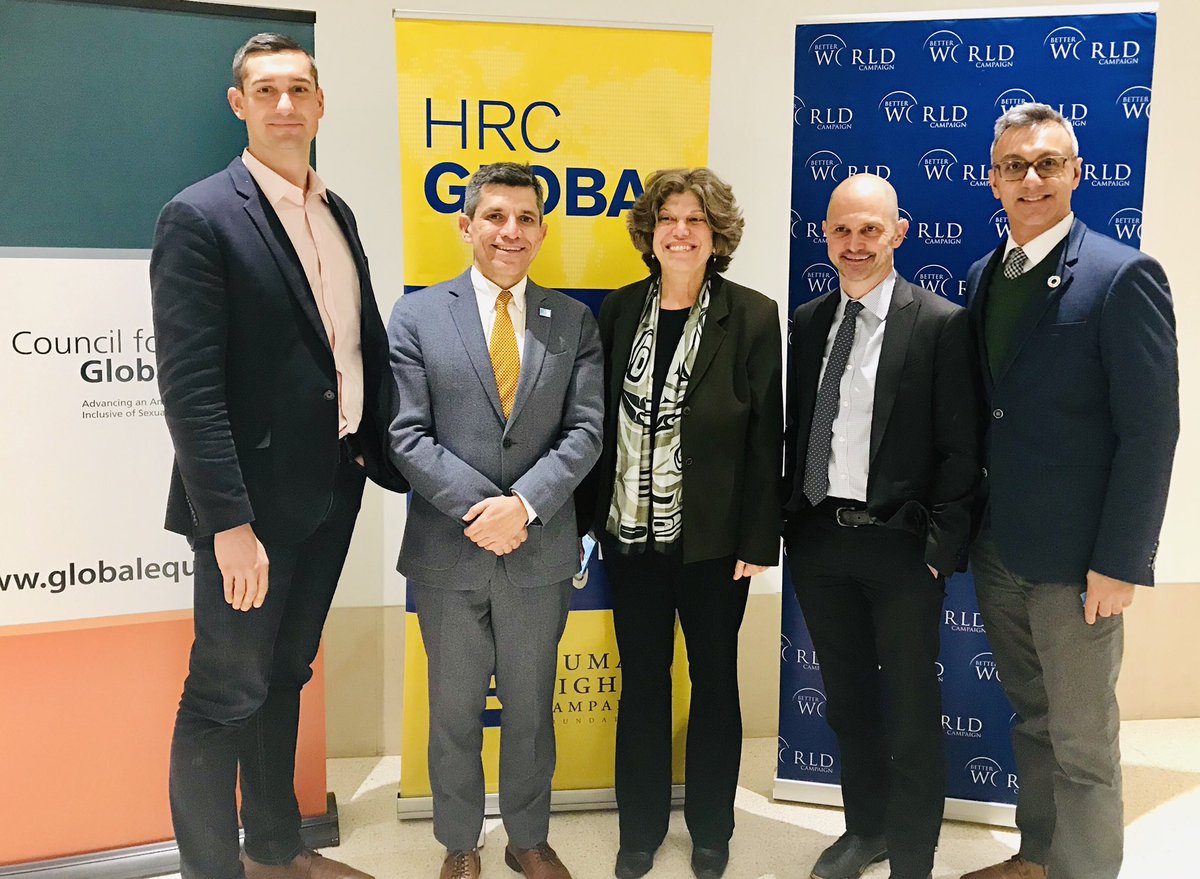 HRC with Victor Madrigal-Borloz