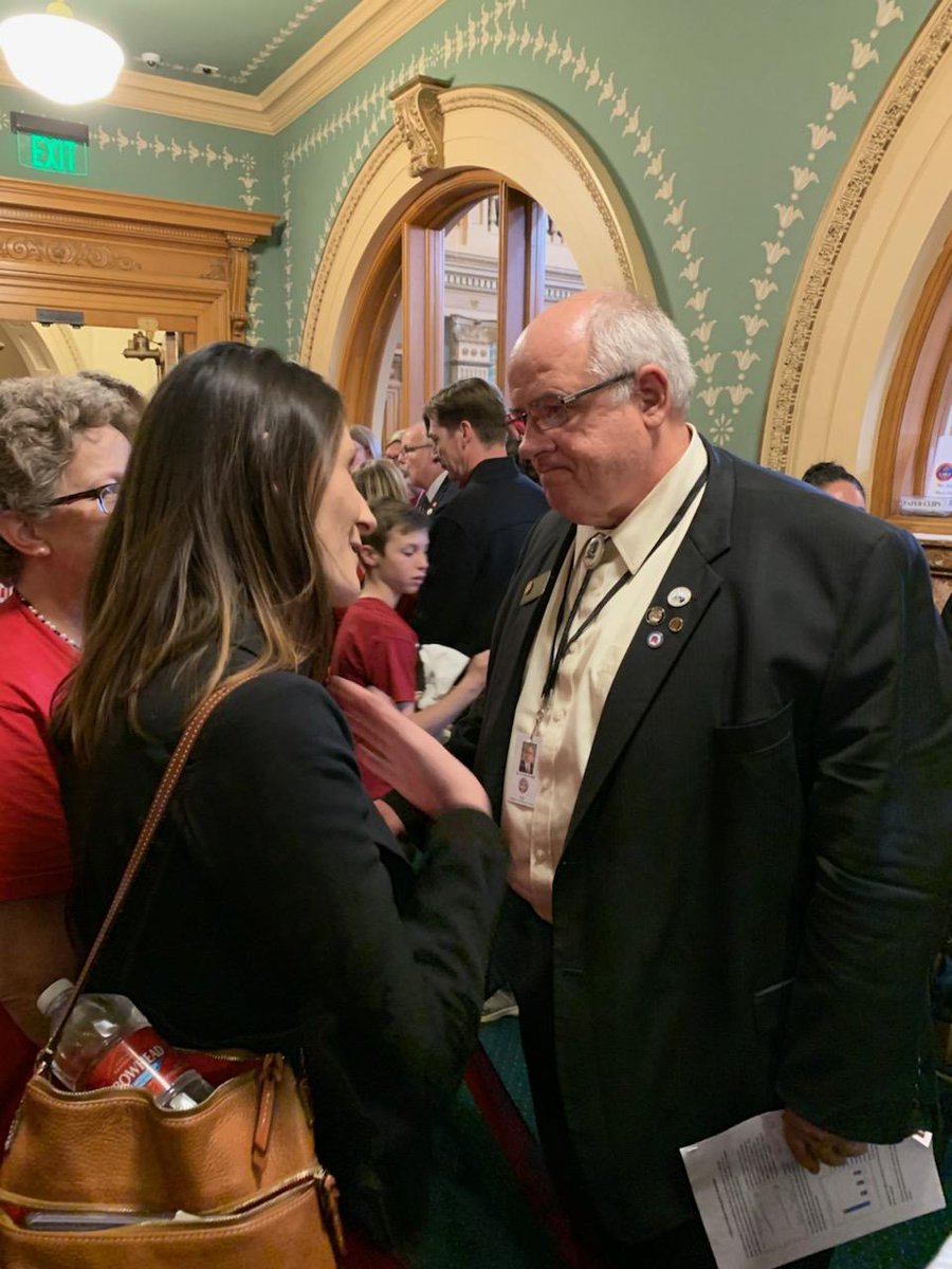 ColoTwinMom's tweet photo. Briefly spoke to Rod Bockenfeld, Colorado State Representative about how I know we have shared goal to keep our families and loved ones safe. Thank you for speaking with me, and I will certainly be in touch. #ExpectUs #AdvocacyDay #coleg
@MomsDemand @shannonrwatts @Everytown https://t.co/orwO4pjhqB