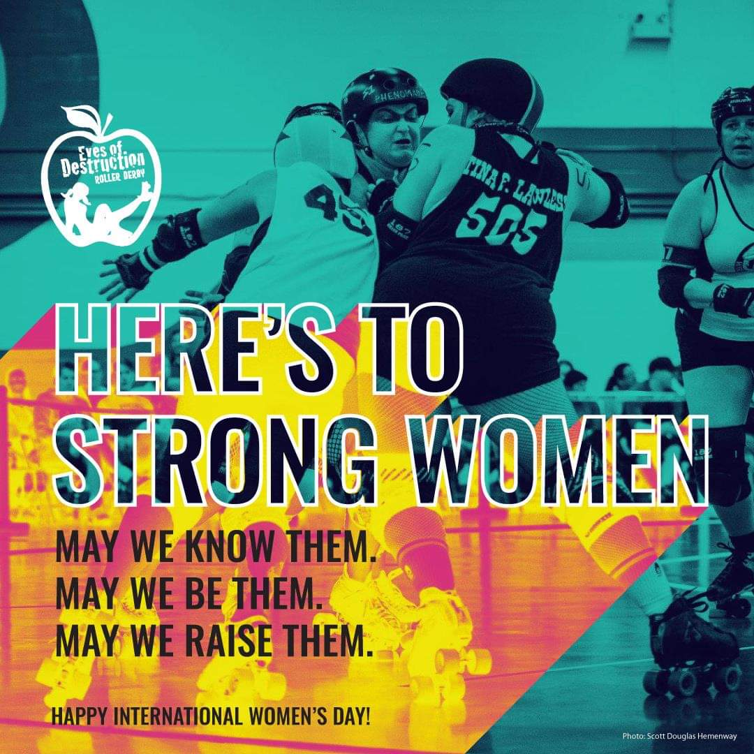 EODRollerDerby's tweet photo. Keep fighting; smash the patriarchy! https://t.co/PpglE6BCib