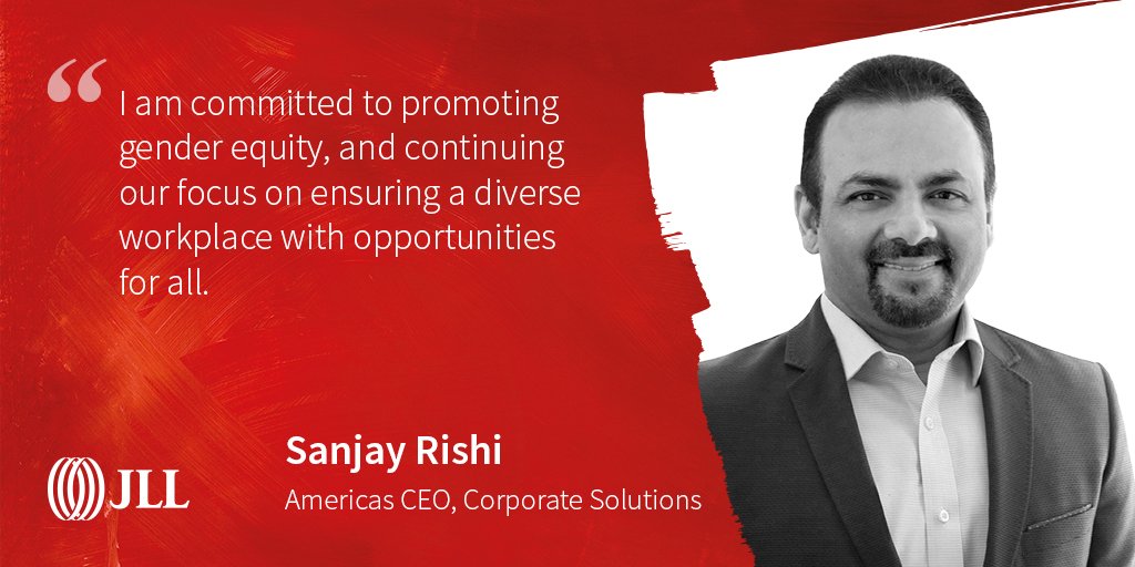Sanjay Rishi, Americas CEO, Corporate Solutions, makes his #IWD2019 commitment. Learn more about diversity and inclusion at JLL here: jll.link/6012EnUy0 #JLLDiversity #BalanceforBetter #WomensHistoryMonth