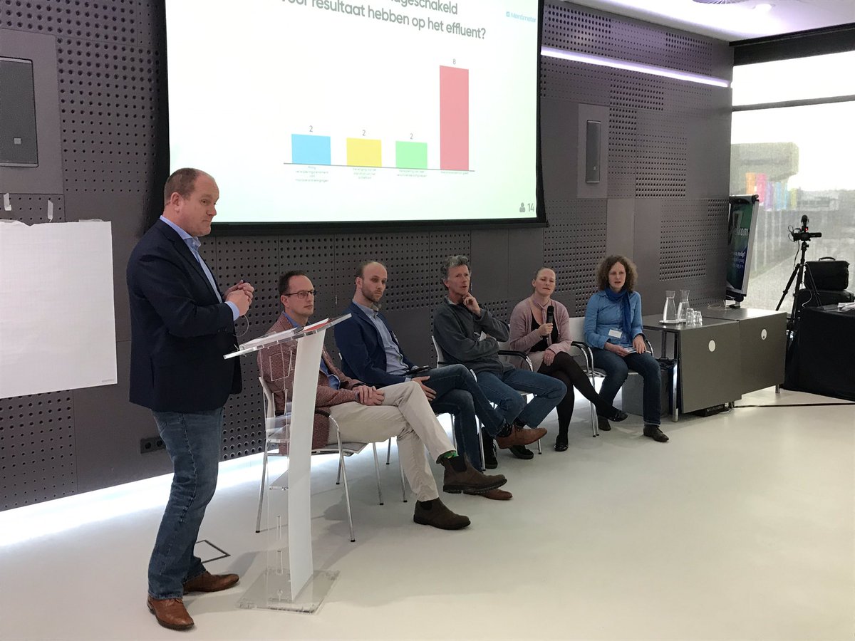 Geanimeerde <a href="/STOWAwater/">STOWA</a> #paneldiscussie over #inzetoxidatietechnieken tijdens symposium #microverontreinigingen