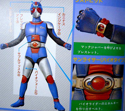 dalia0x0 バイオライダーの全身ざっくりと、レプリカベルトです。