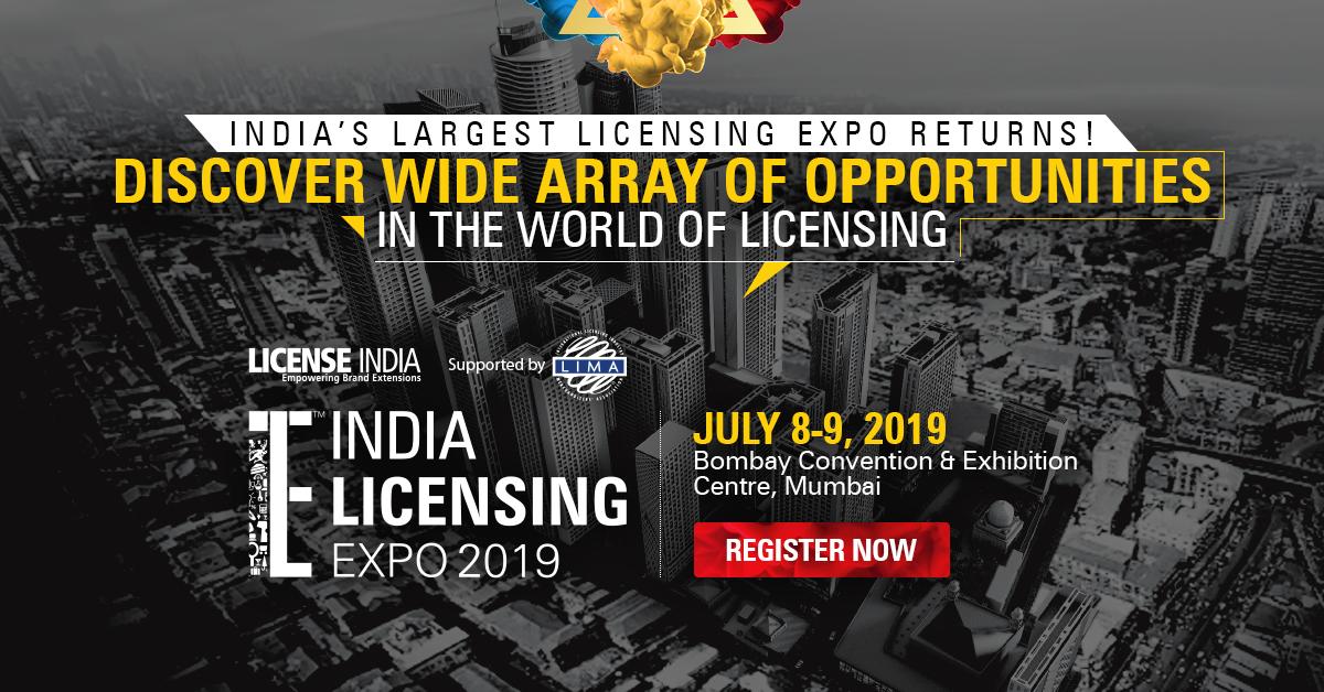 LicenseInd's tweet photo. The largest brand licensing platform is back with its 3rd edition of India Licensing Expo!
Discover great opportunities in Licensing at #ILE2019. To know more and register, visit https://t.co/AqTfPKdyQL
#LicensingCanHelp #LicenseIndia #BusinessOpportunities @LIMALicensing https://t.co/5hIKkmK9PD