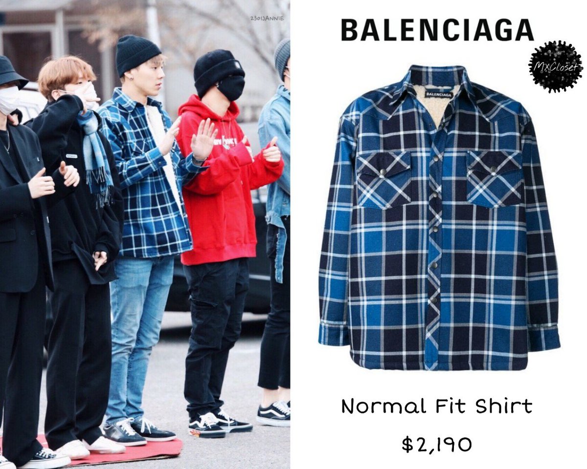 balenciaga normal fit shirt