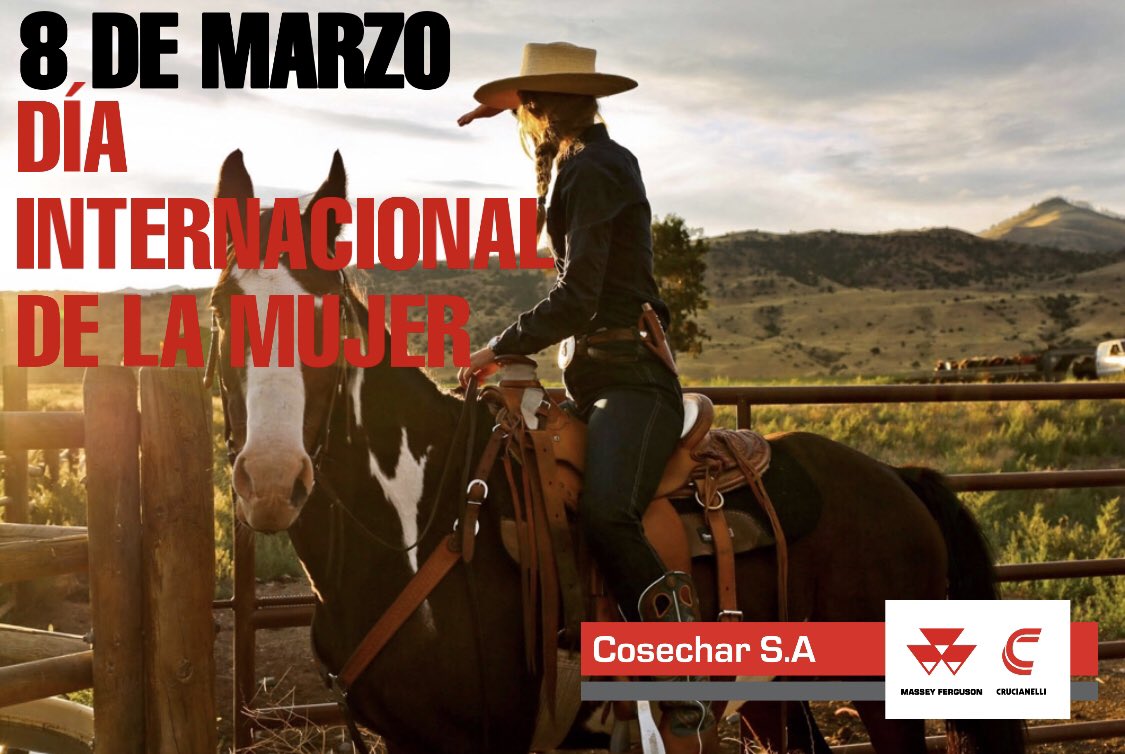 CosecharOk's tweet photo. ¡Feliz día de la mujer! Especialmente a las apasionadas del campo como nosotros. 
#DiaDeLaMujer #8M https://t.co/BOWYq4hjSO