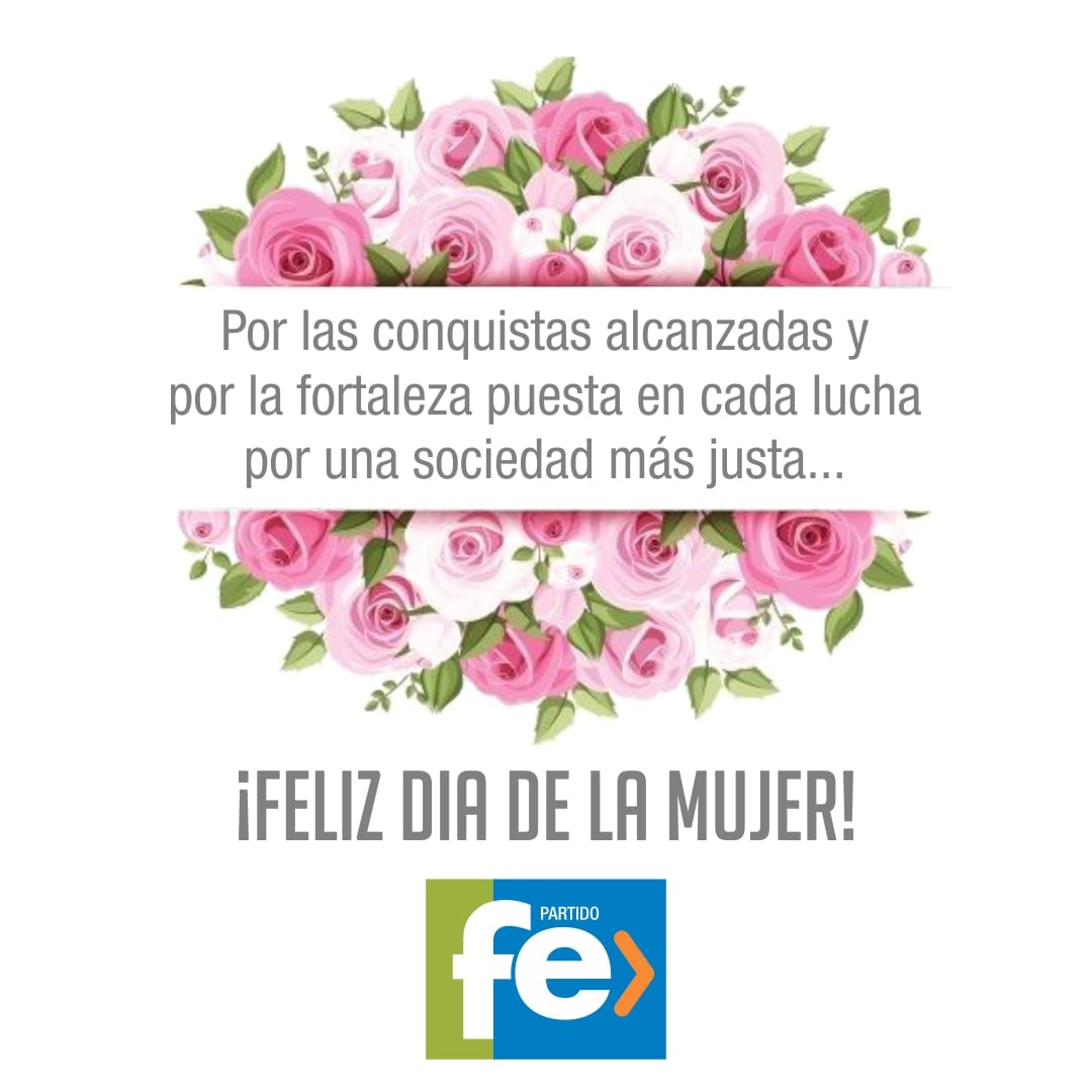 partidofe's tweet photo. ¡Muy feliz día a todas las compañeras!
#FelizDiaDeLaMujer https://t.co/9igC0BqTkr