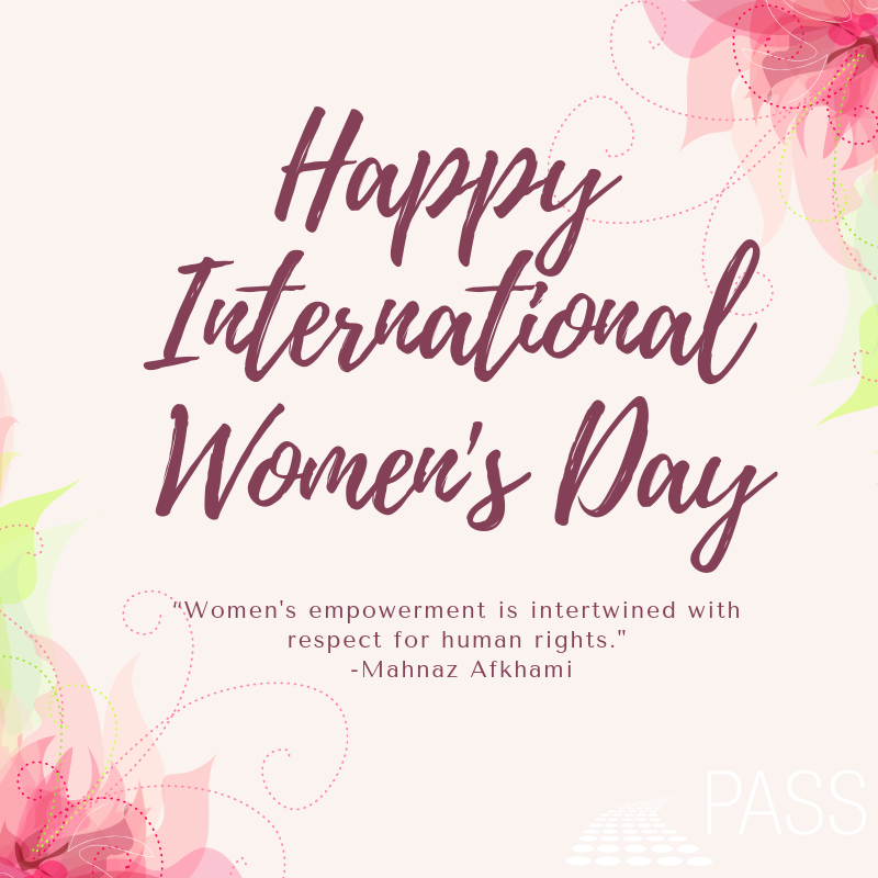 passconsulting's tweet photo. Today at PASS LLC, we join women around the world to celebrate International Women's Day. 
Happy International Women's Day!
 #internationalwomensday #womenrightsarehumanrights #equality #PASSLLC #globalchangers #imapct #strategy #execution #letstalkaboutit https://t.co/DtQAuMmY6s