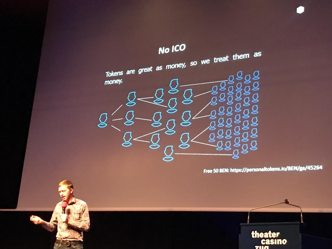 Have you ever heard of Personal Tokens? With @Bentyn , Founder of  https://t.co/RLDOEMCeyo, at #FinanceWorldExpo in Zug, Switzerland. This is  a #platform where you can easily verify and #tokenize yourself as he