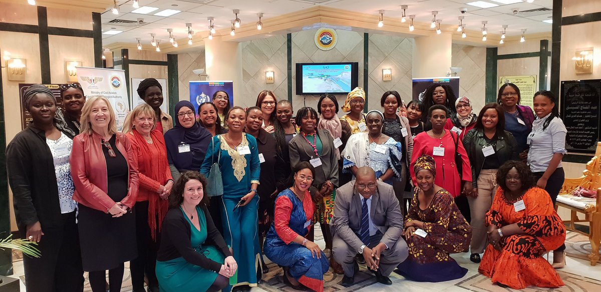 WMO's tweet photo. Happy International #WomensDay. WMO promotes the role of women in science and governance. As part of ongoing initiatives, we held a Women's Leadership Workshop at the our recent Regional Association for Africa and #AMCOMET session in Cairo, Egypt. https://t.co/3UQvn3WsJ8