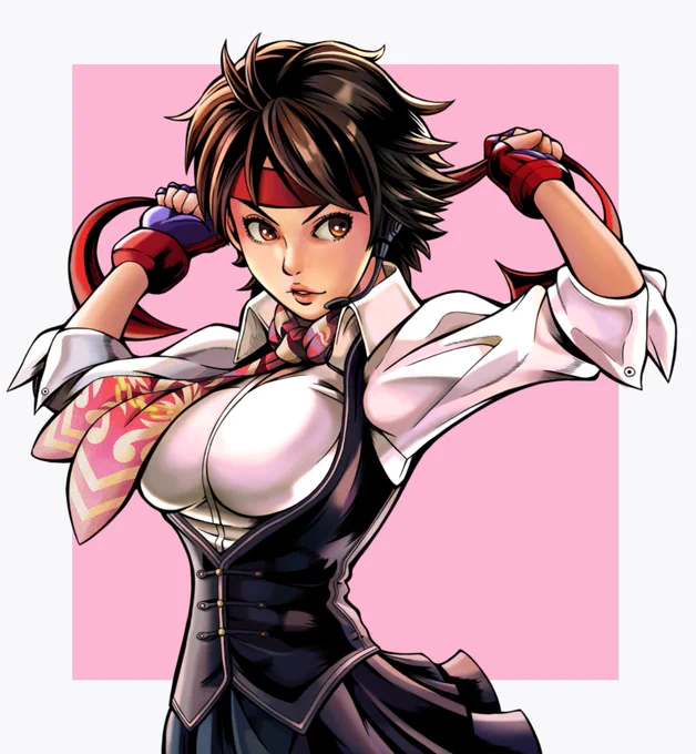 ストーリートファイターから
さくら?
カラーバージョン。

#さくら #ストリートファイター #カプコン #イラスト #CAPCOM  #streetfighter 
#絵 #illust 