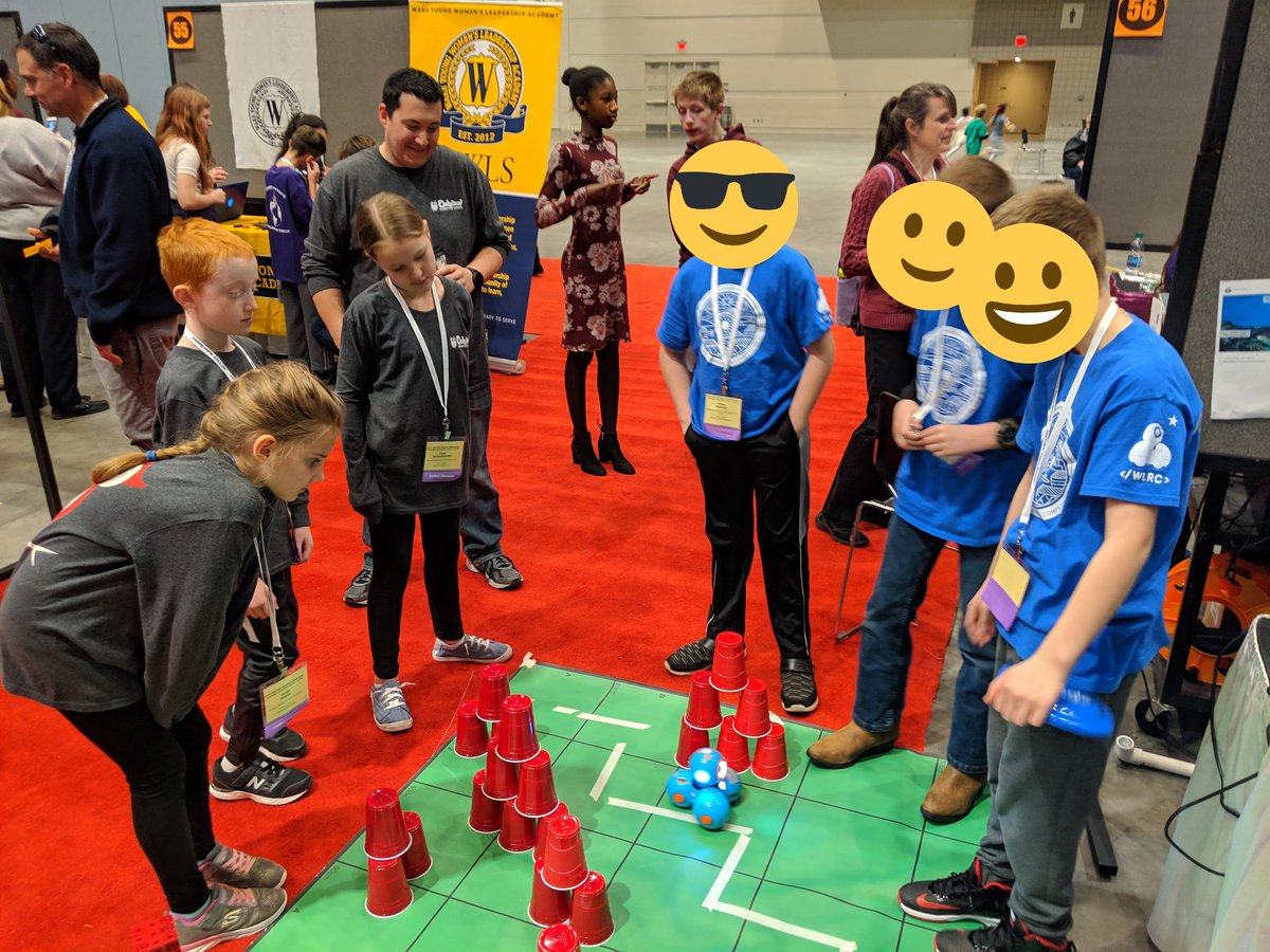 shulertech's tweet image. Awesome day with the Robotics Club at #ncties19!  Students created their own presentation about coding and answered questions.  They were amazing and had a lot of fun! #WonderLeague #STEAM