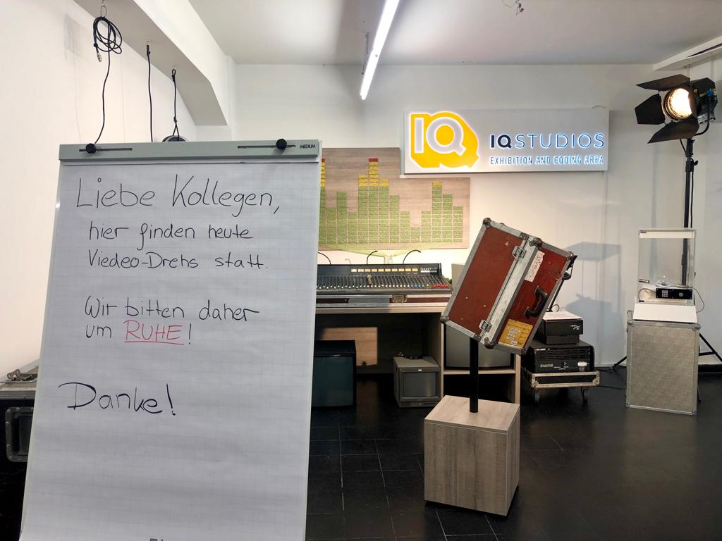 A_Loetzsch's tweet photo. Making of #HM19 teaser movies 😎 Thank you to Cueconcept and K16! 
Stay tuned for the #Siemens stage program...
#NoShow #VirtualCommissioning #DigitalizationRules #MakingOf https://t.co/9VlOlezbiU