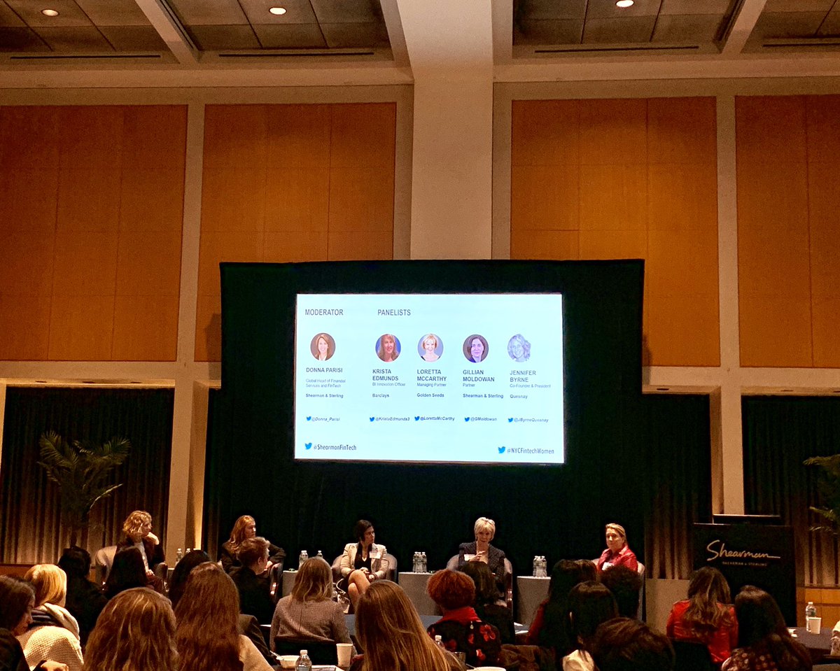 ShearmanFinTech's tweet photo. “It’s important to demystify the role of board members and make it accessible as a way of enhancing gender diversity on boards.” @kristaedmunds3 #FinTechSalons https://t.co/wRZCBnfXeY