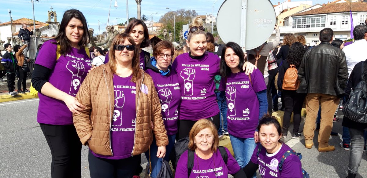 bngbaiona's tweet photo. O futuro de Baiona será feminista ou non será. Hoxe máis que nunca precisamos moitos máis #8M, porque hai moito treito que percorrer, moitas conquistas por acadar. https://t.co/l3EN6s9cuK