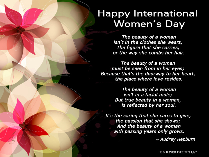 rrwebdesign's tweet image. Happy International Women&apos;s Day! Take a minute and give yourself permission to celebrate your beautiful self, the women who have loved and supported you, and the women you continue to love and support. #InternationalWomensDay #IWD2019 #BalanceforBetter