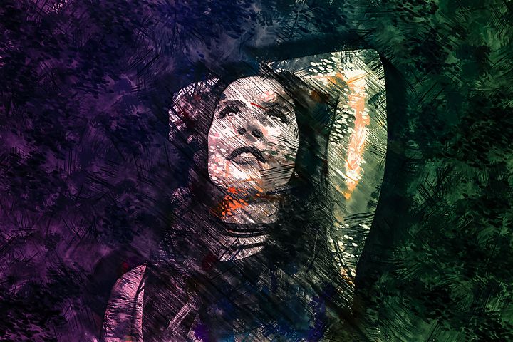 CInsanely's tweet photo. Hello everyone a very Happy woman's day to all the so womans out thereFrom creativemonster_insanely. 
I am expressing my womanism through awesome artwork, portraying a woman in it which is apt for this day. Once again Happy woman's day. 
#creativemonster_insanely #painting #creat https://t.co/yAdsylpXUL