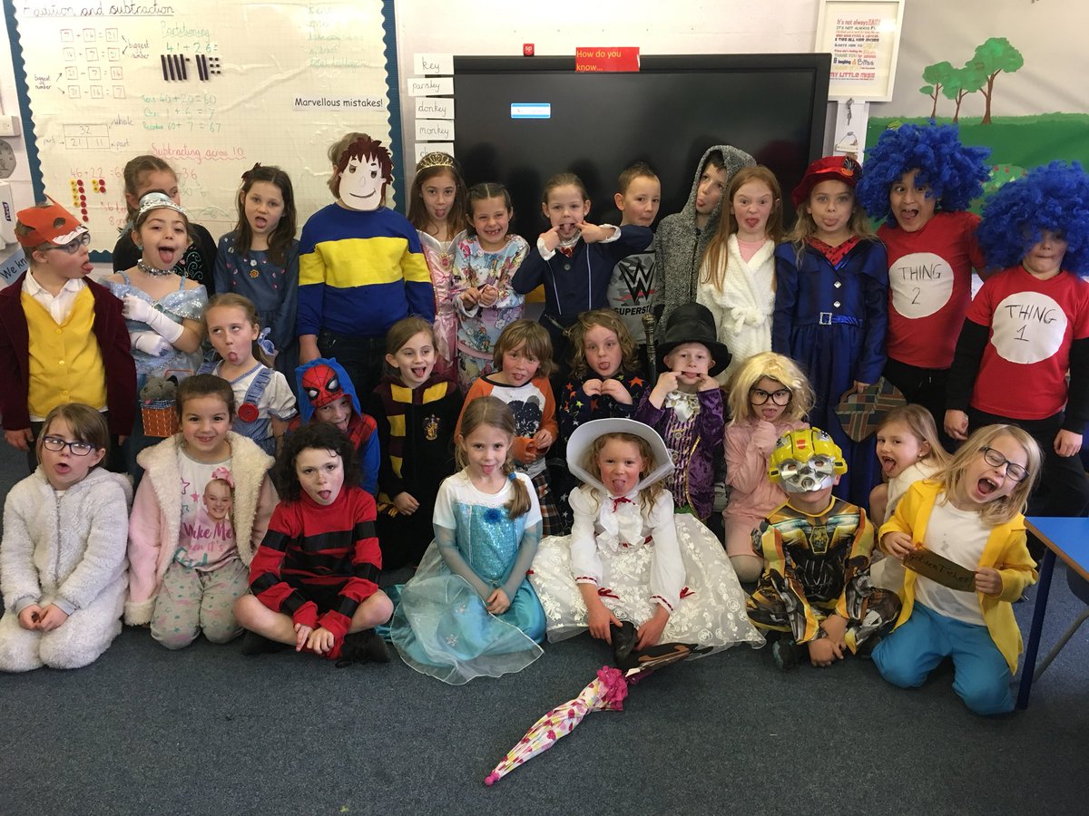 We’ve had a lovely day celebrating our favourite books ! #worldbookday