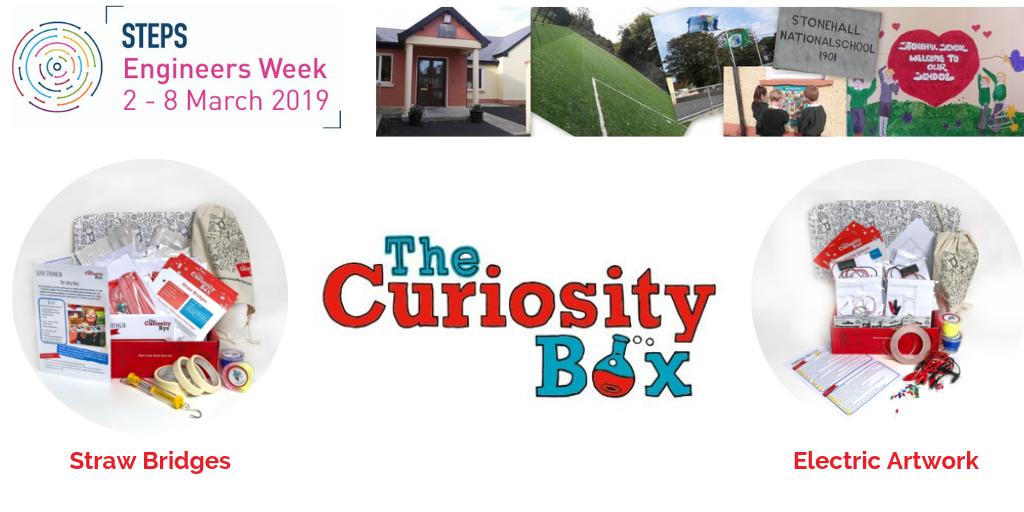 EiElectronics's tweet photo. It's the last day of #EngWeek19! This week we had fun sponsoring @stonehallschool with two Curiosity Boxes, filled with all the equipment they would need to explore two different engineering areas! @TheCuriosityBox  @engineerireland @EngIreThomond  #STEM #EngineeringisforEveryone https://t.co/6km4p27jiv
