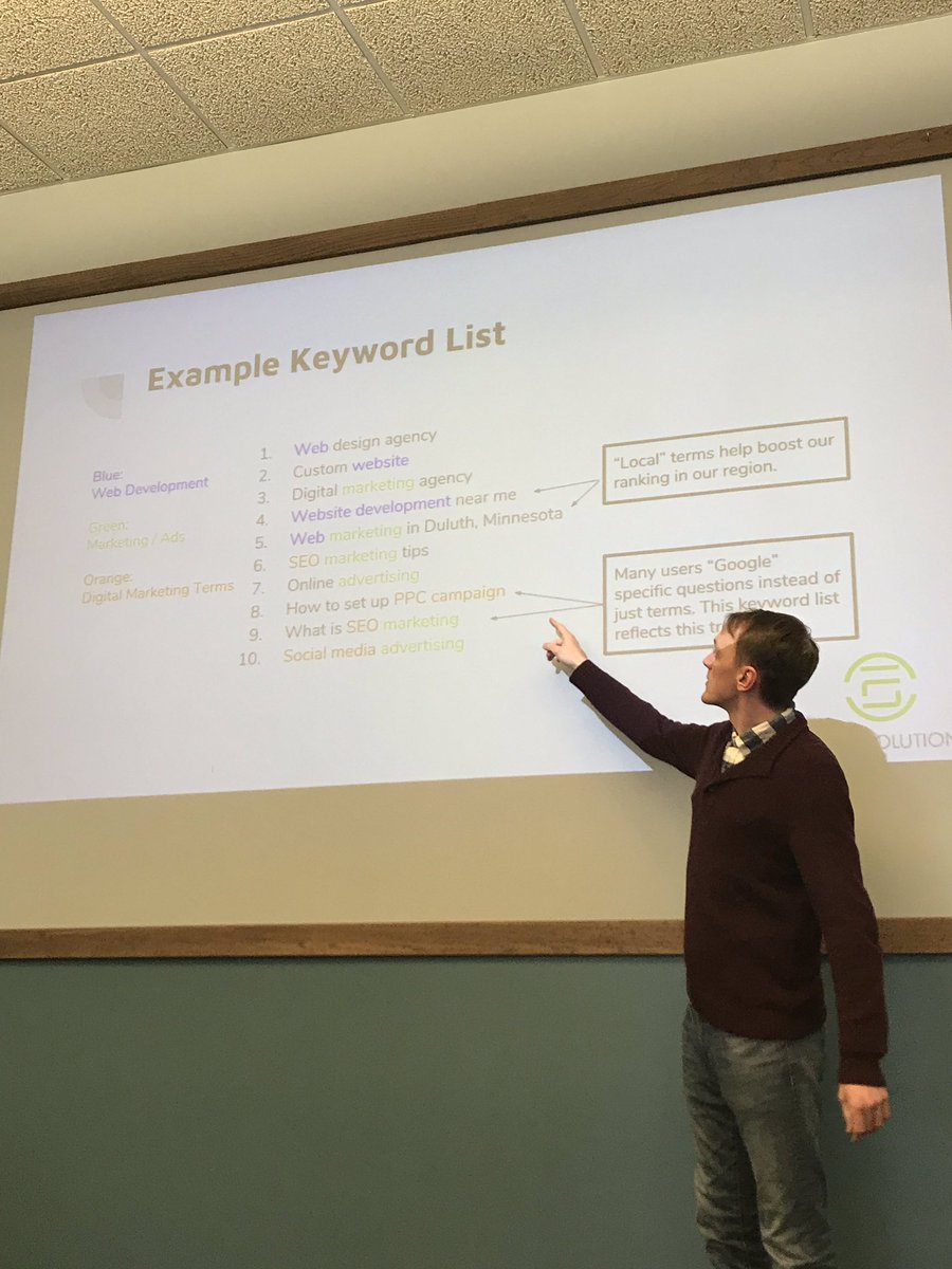 msduluth's tweet photo. Great SEO tips. #smbtp https://t.co/8LfSGU6XIh