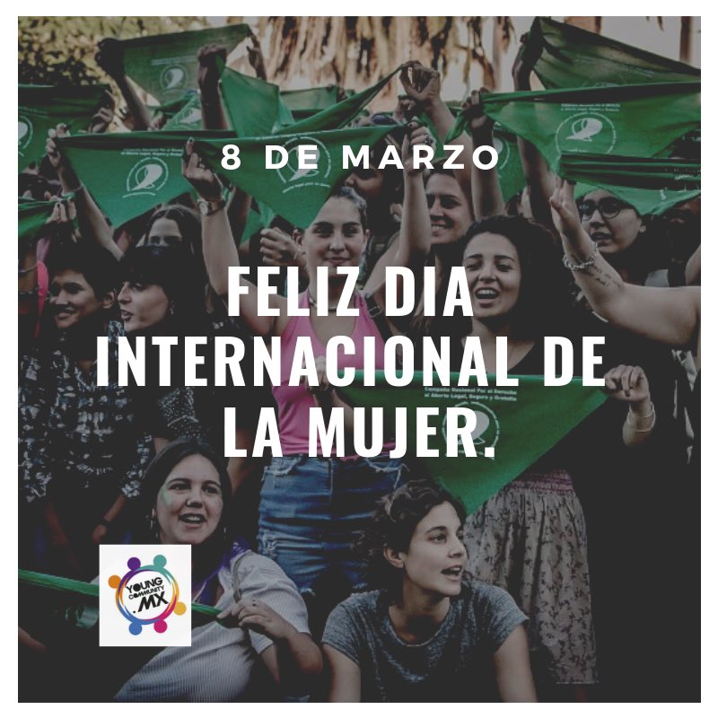 De todos los que formamos #YoungCommunity les deseamos un feliz día.
#DiaInternacionalMujer