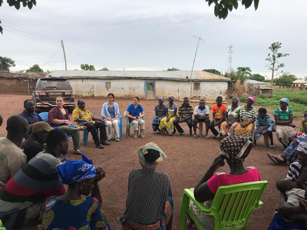 Empowering women through animal health skills training is one way we're dismantling inequality. Training sessions lead to better household nutrition & income opportunities by increased by-production (ie milk). Photos are from training session in Kpembe & Sabonjida, Ghana #IWD2019