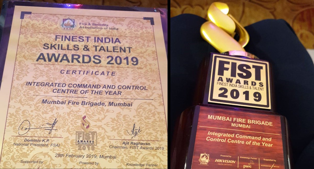 HexagonRnDIndia's tweet photo. New Integrated Command and Control Center of Mumbai Fire Brigade is live now. The system is built using @HexagonAB Computer Aided Dispatch. Also, Mumbai Fire Brigade gets Best Command and Control 2019 by FIST. Pics from the LIVE ceremony held at Byculla, #Mumbai @HexagonSI https://t.co/nbH2Aa3nx6