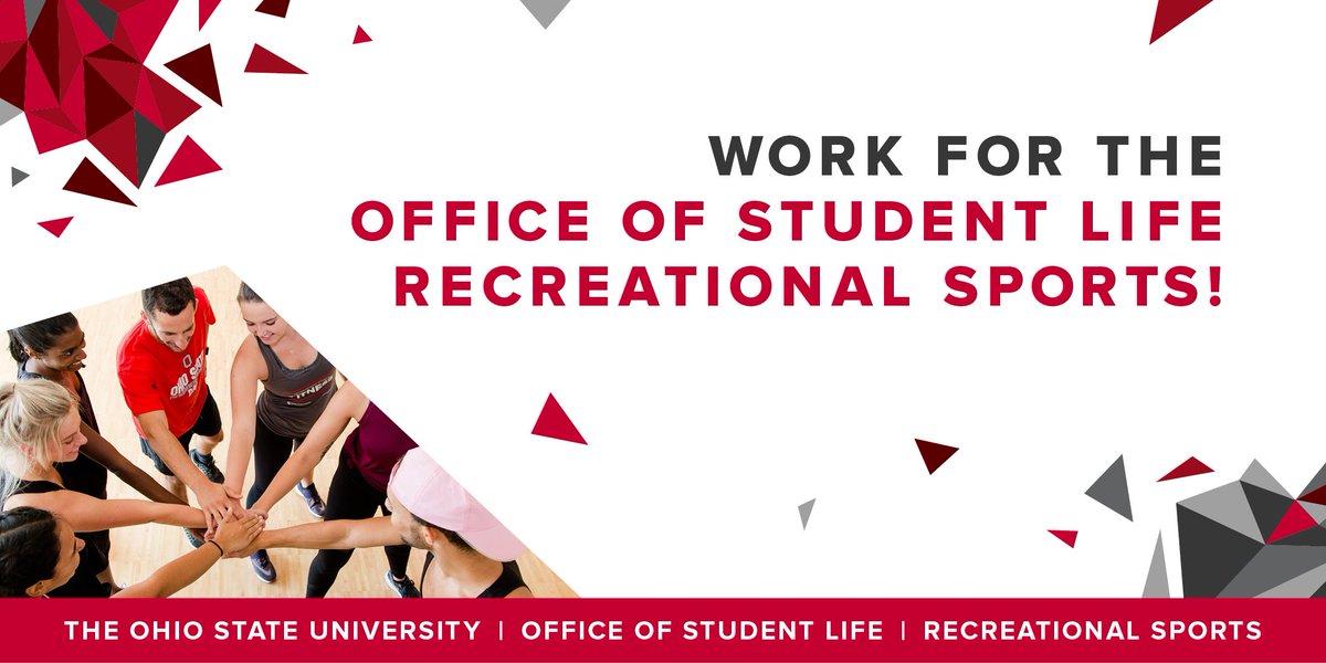 OSURec's tweet image. Facility Assistant positions are open for the North Rec and the Jesse Owens facilities. Apply today on Handshake! Job #2484247