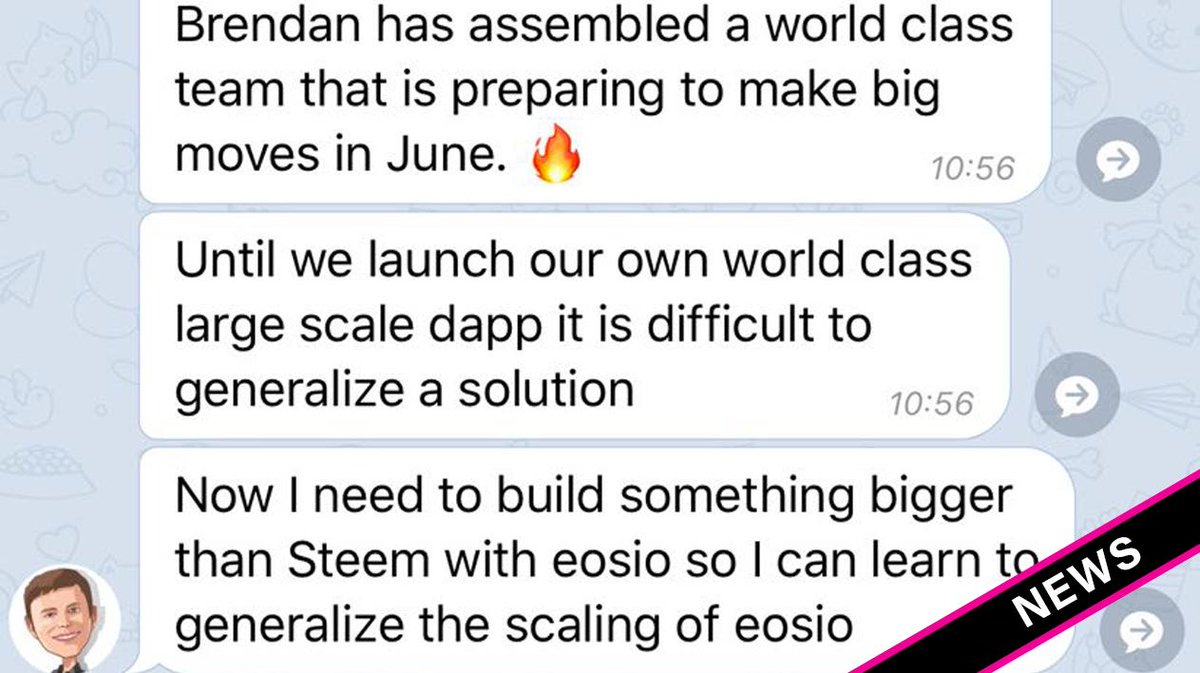 First article from another new team member! <a href="/AnetaKarbowiak/">Aneta</a> <a href="/bytemaster7/">Daniel Larimer</a> keeping us busy!!! theeoswriter.io/the-feed/2019/… <a href="/BrendanBlumer/">Brendan Blumer</a> @finchify <a href="/BlockchainZack/">Zack Gall</a> <a href="/brockpierce/">Brock Pierce</a> <a href="/crystalrose/">Crystal Rose</a> @block_one_ @eosnewyork #eos #eosio #blockchain #crypto #meos