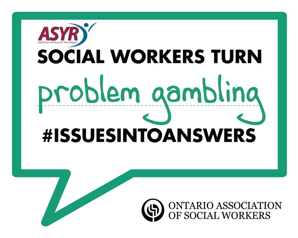 ASYRsocial's tweet photo. @ASYRnews is grateful for what our social workers and social service workers bring to our team - their unwavering support of all clients and their families/friends dealing with substance use and/or problem gambling. #SocialWorkWeek2019 #issuesintoanswers https://t.co/LDtFaEum0u