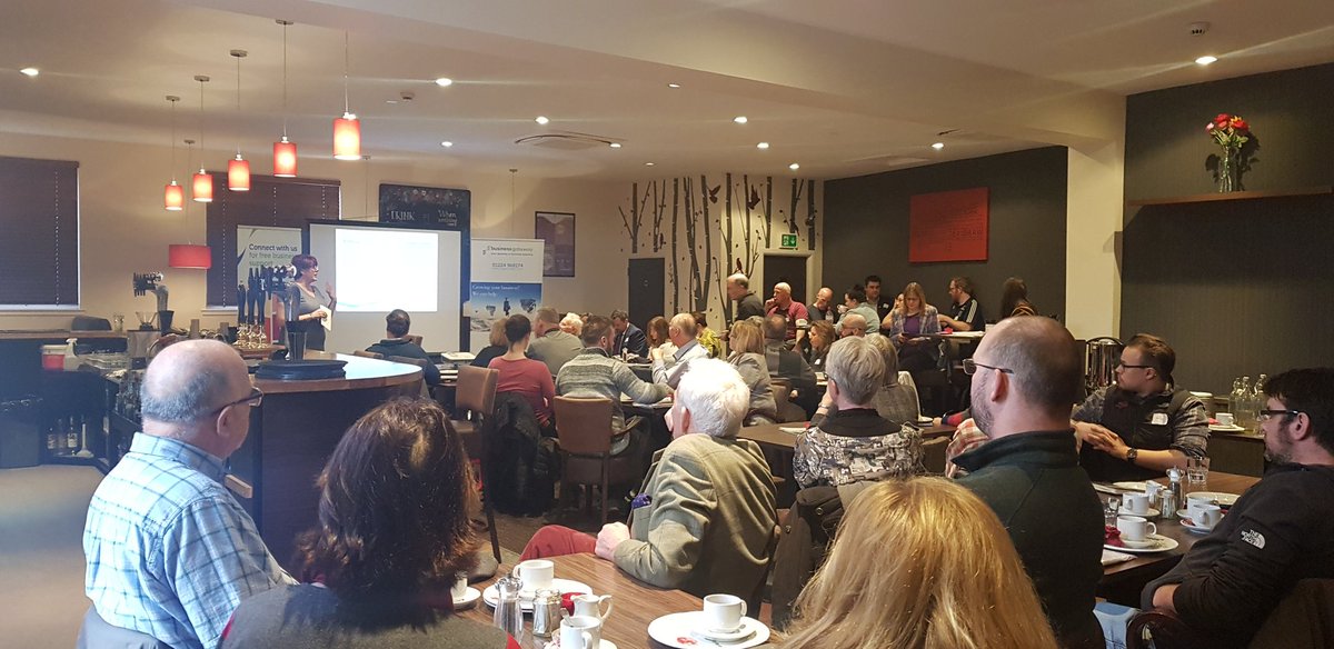 What a gr8 week of networking &amp; tourism knowledge gathering with @moiragash at recent <a href="/visitabdn/">VisitAbdn</a> &amp; #VisitMearns events Gr8 motivational speakers at all 3 events. Unlike me ..I only managed the 1📸 😉 <a href="/BGateway_ACS/">Business Gateway Aberdeen City & Shire</a> #banchory #networking #visitabdn #royaldeeside  #scotlandisnow