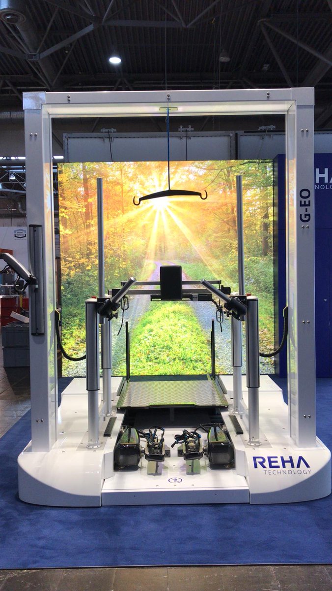 RehaTechnology's tweet image. Die #therapieLeipzig19 ist in vollem Gang. Besuchen Sie uns am Stand D23/Halle 2. Erleben Sie den einzigartigen, robotergestützten G-EO Gangtrainer und lassen Sie sich von den unerreichten Gang- und Bewegungsmuster nach End-Effektor-Ansatz persönlich überzeugen. Wir freuen uns!