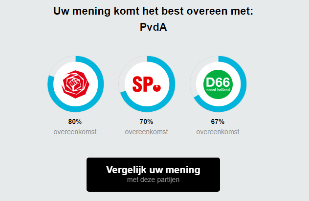 basselman's tweet photo. Da's duidelijk...... en ook wel lekker als de stemwijzer en je normale voorkeur overeen komt https://t.co/458dO75xzk