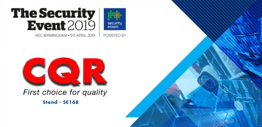 _CQR's tweet photo. Looking forward to the @SecurityEventUK this year.  If you haven't registered don't miss out -  click here https://t.co/INXYtf0SVG . 

Visit us on stand SE168. @KabirCQR @ChrisatCQR @MarieAnneCQR @AndyJatCQR  #security #TSE19 #exhibitions https://t.co/HScgrkK6cL