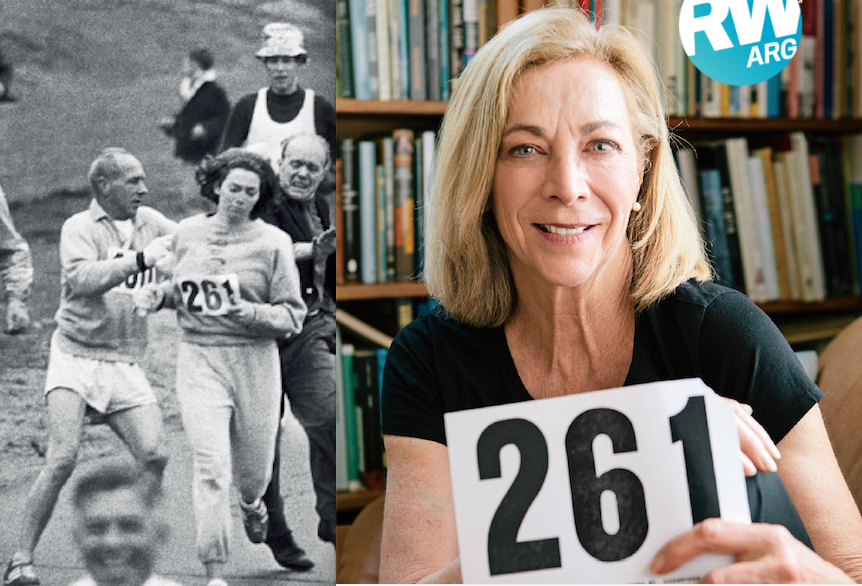 runners_arg's tweet photo. #diadelamujer Cuando los 42 kilómetros eran solo para hombres, Kathrine Switzer 🙋‍♀ demostró al mundo –en el Maratón de Boston 1967– que las mujeres también eran capaces de hacerlo, sin detenerse cuando a los empujones y forcejeos la quisieron sacar de competencia.👏🏻👏🏻 https://t.co/CfDDOrkXrN