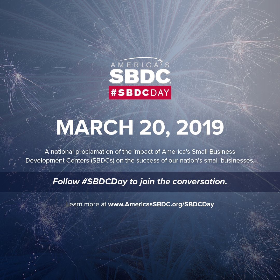 Counting down the days to #SBDCDay...