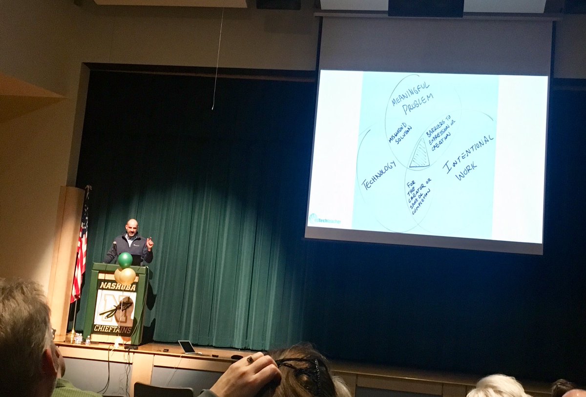 KariAddington's tweet photo. Ignite speech @gregkulowiec #Nashobalearns #NashobaEmpowersLearning https://t.co/xjf3RQxlm9
