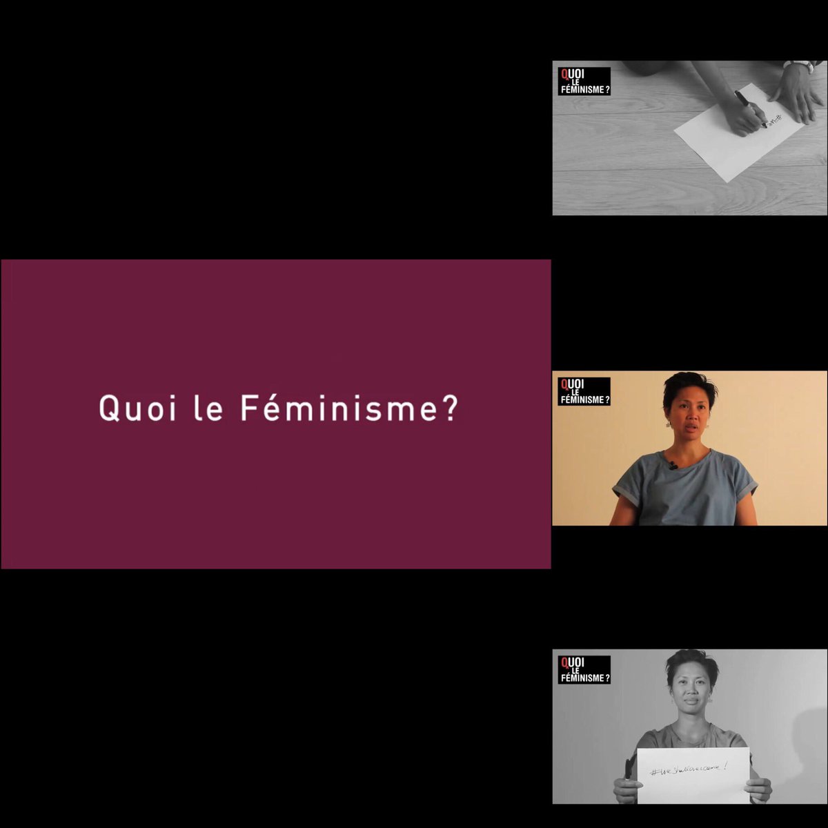 Face à la caméra de Pauline Pelsy-Johann, je réponds à ses qst sur le féminisme facebook.com/quoilefeminism…